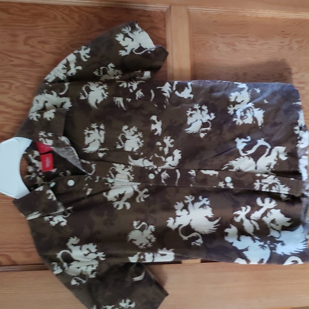 Kids button-up short-sleeved Massimo shirt